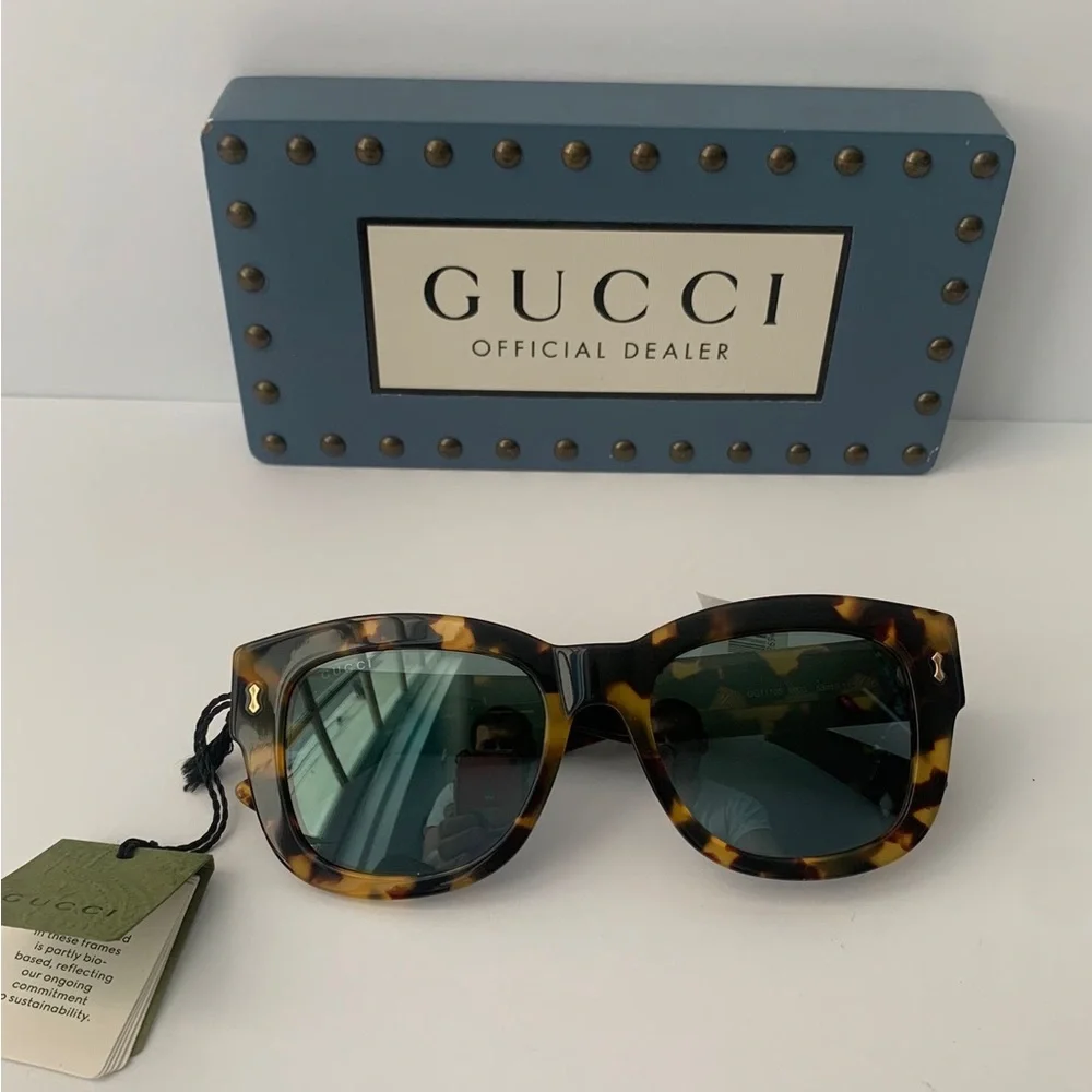 New - 💯 - GUCCI GG1110S-003 53 Sunglass Unisex BIO ACETATE Sunglasses